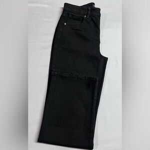 Buffalo David Bitton High Rise Wide Leg Jean in Black Size 2 NWT